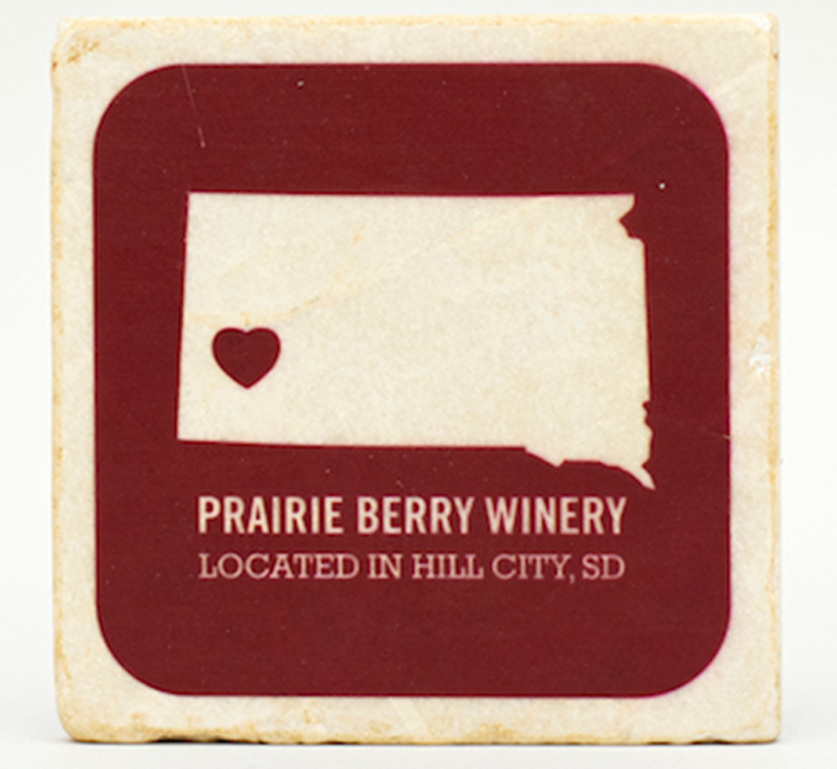 PB_SD-Heart-Magnet Prairie Berry South Dakota ♥ Magnet