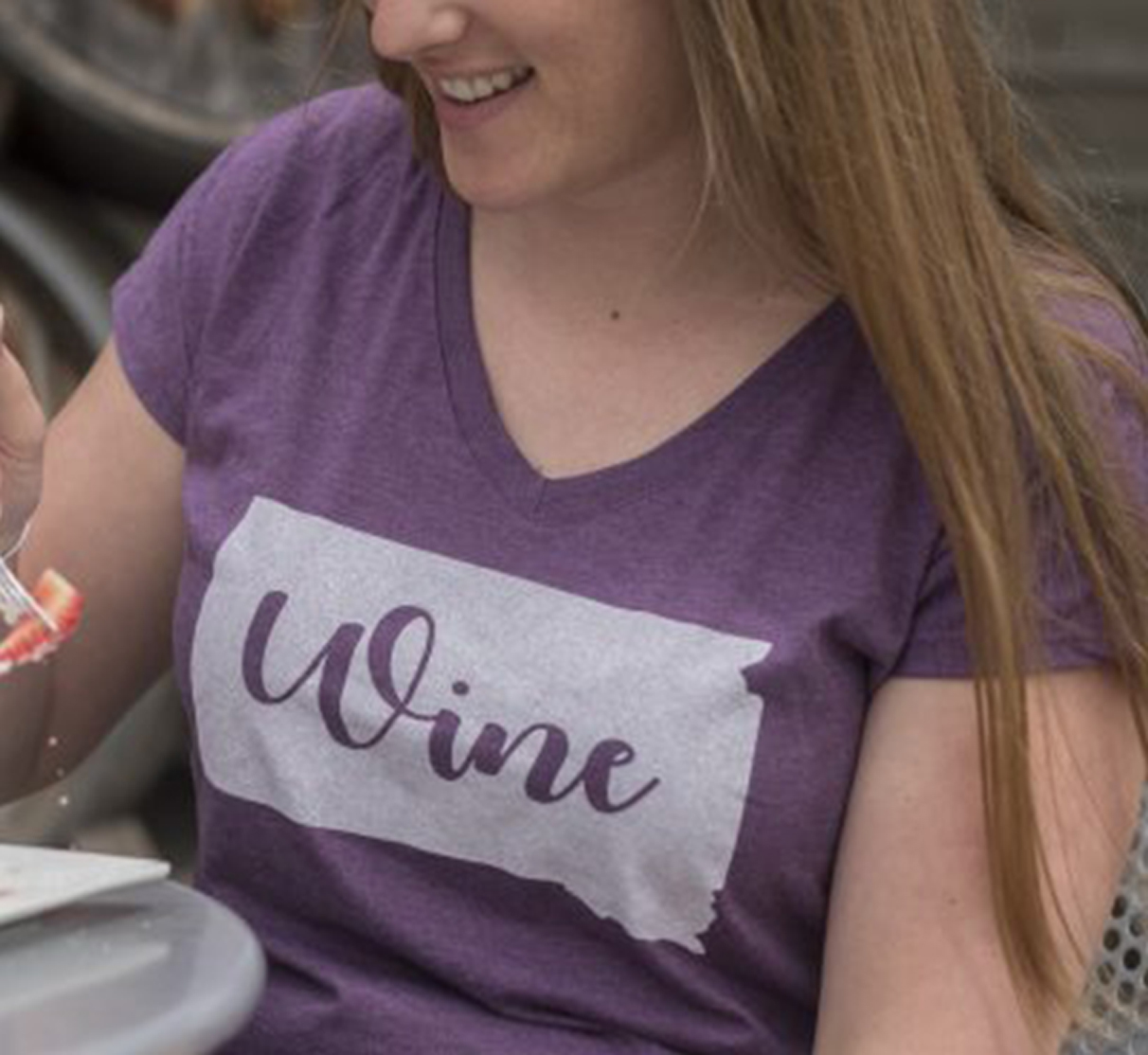 PB_SD-Wine-TShirt-Purple Prairie Berry South Dakota Wine T-Shirt Purple